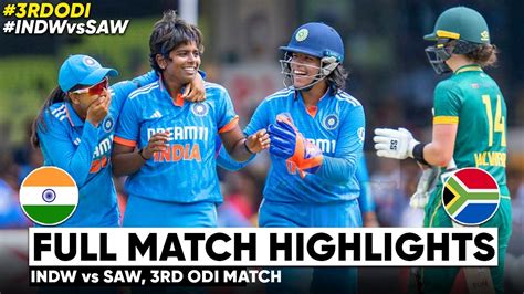 cricbuzz womens cricket live score|India Women vs South Africa Women, 3rd ODI (ICC .